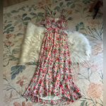 ASTR  Wildflower Midi Dress In Red Floral Photo 5