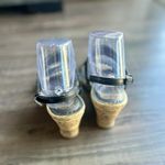 LifeStride Memory Foam Women’s Size 8 Wedges with Black Straps & Ankle Strap Photo 6