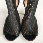 Louise et Cie - 'Olivia 2' Pump Black Leather Cutout Heels Perforated Size… Photo 3