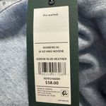 Alpine Design NWT! Women’s  buttery soft light blue heather hooded sweatshirt XL Photo 3