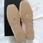 Versace  Baby Pink Gold Chain Graphic Print Canvas Espadrilles Photo 9