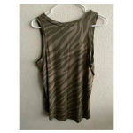 Workshop Republic Clothing 💥🆕Workshop Olive Zebra Print Tank Top S🆕 Photo 3