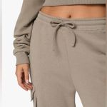 We Wore What Cargo Sweat Pant-Stone Photo 1