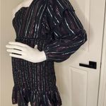 Farm Rio  Elegant Black and Pink One-Shoulder Dress Photo 2