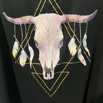 EXPRESS One Eleven Cow Skull Graphic Print Tank XS Photo 5