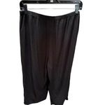 Eileen Fisher  Pull On Elastic Waistband Straight Leg Cropped Pants Size M Photo 0