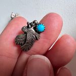 Vintage Sterling Silver Turquoise Eagle Earrings Womens Southwestern Style Photo 1