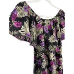 Reformation Off-The-Shoulder Nashville Linen Dress in Lanai Tropical Size Small Photo 3