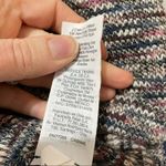 Madewell Rainbow Knit Puff Shoulder Crew Neck Sweater Womens S Boho Fall Cozy Photo 4