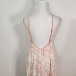 Adrea Pink and White Maxi Dress Size Small Pink Chiffon Wedding Guest Dress Photo 5