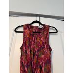 Evereve Floral Print Sleeveless Tie Waist Midi Dress Women's Size M Photo 6