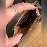 Patricia Nash Authentic  Floral Leather Flap snap card/Phone crossbody Photo 6