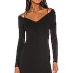 superdown  Revolve Black Long Sleeve Chelsi Mini Bodycon Dress Size M Photo 1