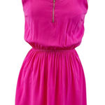 NEW Cloud & Sky Womens M Vibrant‎ Bright Pink Mini Dress Square Neck Summer Size M Photo 0