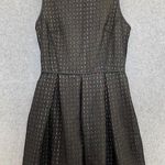 Max Studio  Black Nude Fit & Flare Dress Size 4 Lace Sleeveless Photo 0