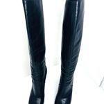 Gucci Black Leather Tall High Heel Platform knee high Boots Designer sz EU 39.5 Photo 11