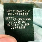 Ralph Lauren Lauren Cocktail Dress Brocade Metallic Aqua Blue & Gold Sz 14 Photo 5