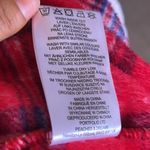 Peaches and Dreams Reindeer Plaid Bathrobe Christmas Red blue Size XL Photo 15