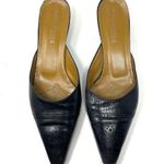 Kenneth Cole , black leather mules, made in Italy, size 7.5 Photo 0