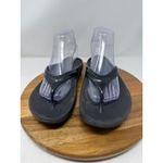 Oofos Ooahh Luxe Slide Sandals Black Recovery Comfort Flip Flop‎ Women's Size 8 Photo 3