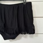 Swimsuits For All Fringe Sarong Skirt Black NEW Size 20 Photo 9