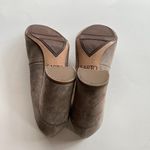 Franco Sarto  Women's Aziza Pump Size 7M Taupe‎ Tan Suede Block Heel Shoe … Photo 9