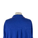 Boden Jena Jersey Shirt Dress in Solid Blue Size 16R‎ Photo 4