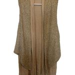 Origami by Vivian beige open front cardigan size s/m Photo 0