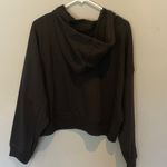Gap  Hooded Black Crop Sweater, NWT, size M Photo 2