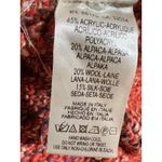 Anthropologie Moth by  Alpaca Marled Mockneck Sweater Made in Italy Size Medium Photo 4