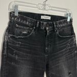 New MOUSSY VINTAGE Lenwood Distressed Skinny Ankle Jeans Washed Black Size 25 Black Photo 9