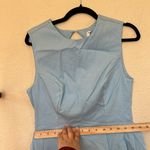 House Of CB  'Ingrid' Blue Twill Mini Dress NWOT‎ size L Tall Photo 13