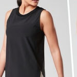 Athleta  Black Zephyer Tank Top Small Photo 0