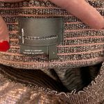 Anthropologie  Pink Rose Metallic Pull On Stretch Waist Jogger Pants Size Large Photo 6