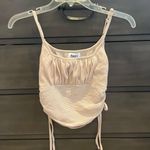 Princess Polly  Ruched Tank Top Beige Photo 3