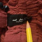 Urban Outfitters Out from Under Size XS Flowy Dark Red Viscose Pants Photo 2