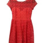 Anthropologie Artelier Anthropology Dress Women 4P Embroidered Fit Flare Floral Wedding Travel Photo 0