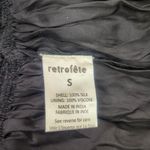 Retrofête Retrofete Hedy Embellished Silk Chiffon Dress in Black Pearl Size Small NWT Photo 10