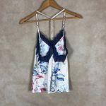 Linea Donatella Satin Floral Cami NWT Medium Photo 7