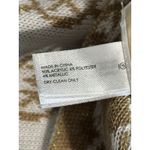 Michael Kors Scarf Reversible Infinity Ivory/Gold Metallic MK Logo Soft OS Photo 5