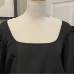 Levi's Levi’s Women’s Size XXXX Large Black Crop Top Puff /Balloon Sleeve New With Tags Photo 9