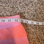 Pink Lily  Knit Striped Shorts High Waist Casual Comfy Loungewear Medium Photo 2