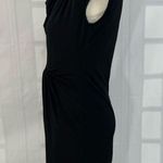 Michael Kors Women's Cap Sleeve Knot Waist Cowl Neck Mini Black Dress Size XS Photo 6