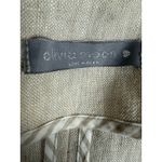 Olivia Moon  Linen Blend Blazer‎ Jacket Petite Large Neutral Career Minimalist Photo 1