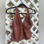 Free People Still Here Lurex Halter Cami Photo 5