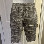 Belle by Kim Gravel Camo Triple Luxe Cropped Pull On Capri Jeans Photo 8