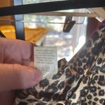 Intimo Cheetah Print w/ Hot Pink Piping and Bow Chemise Size Large Tan Photo 6