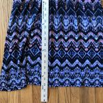 Monsoon  EUC Women's Black Multicolor Aztec Floral Dress Size 6 Photo 4