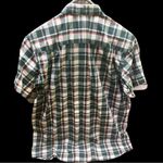 Sonoma The North Face Men's Green Plaid Short Sleeve Shirt size M Photo 2