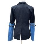 Loragal hybrid denim buckle blazer Black Photo 6